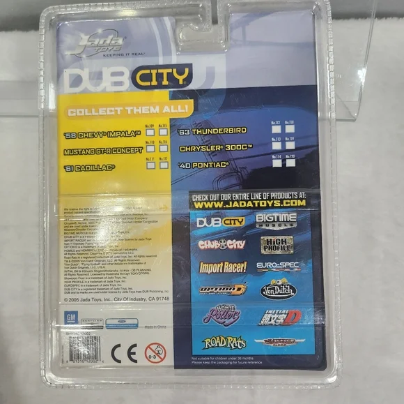 Dub City Oldskool Die-Cast Cars - Purple Chevy & Orange Pontiac - Picture 5 of 5